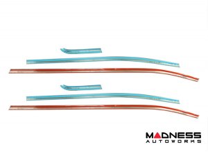 Jeep Renegade Door Trim - Side Window Molding Kit - Dark Chrome Jeep Renegade Door Trim - Side Window Molding Kit - Dark Chrome